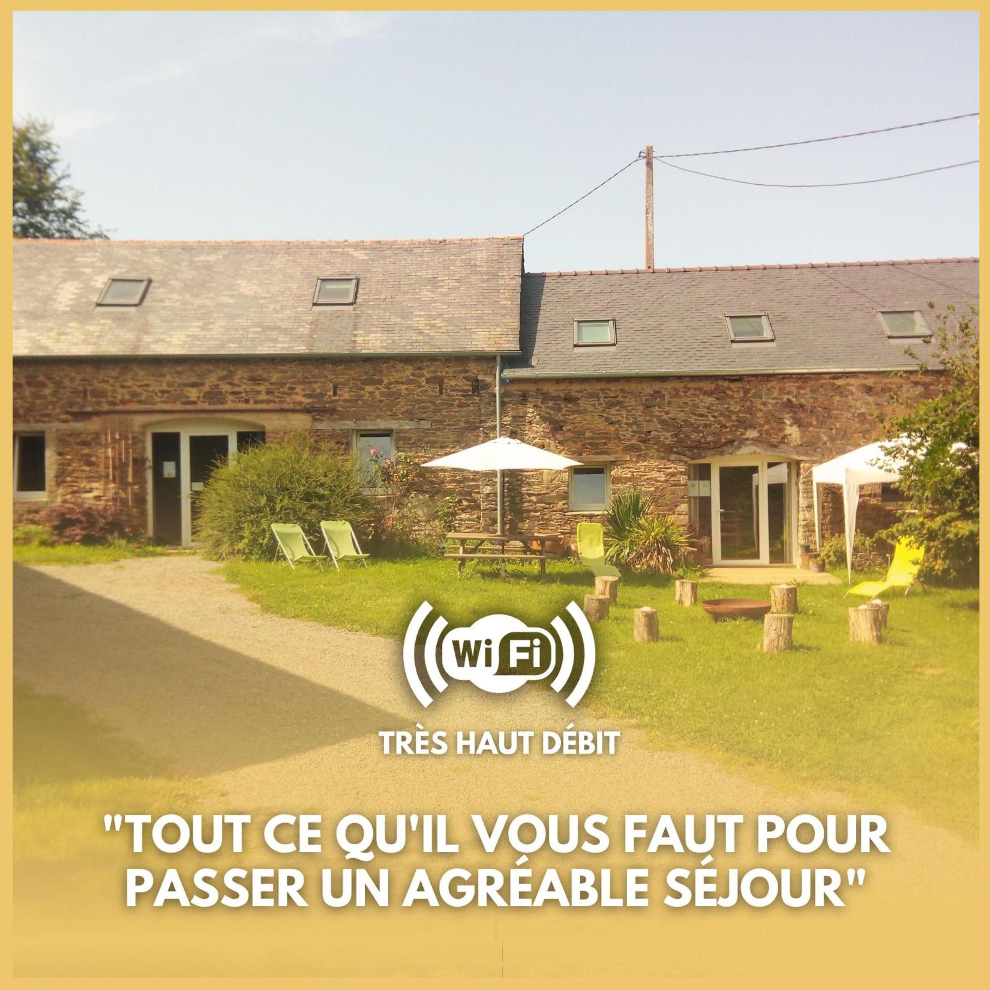 Le Jardin Enchanteur, Chaleureuse Maison D'Hotes Eco-Responsable, Calme Et Accueillante Lopérec Kültér fotó