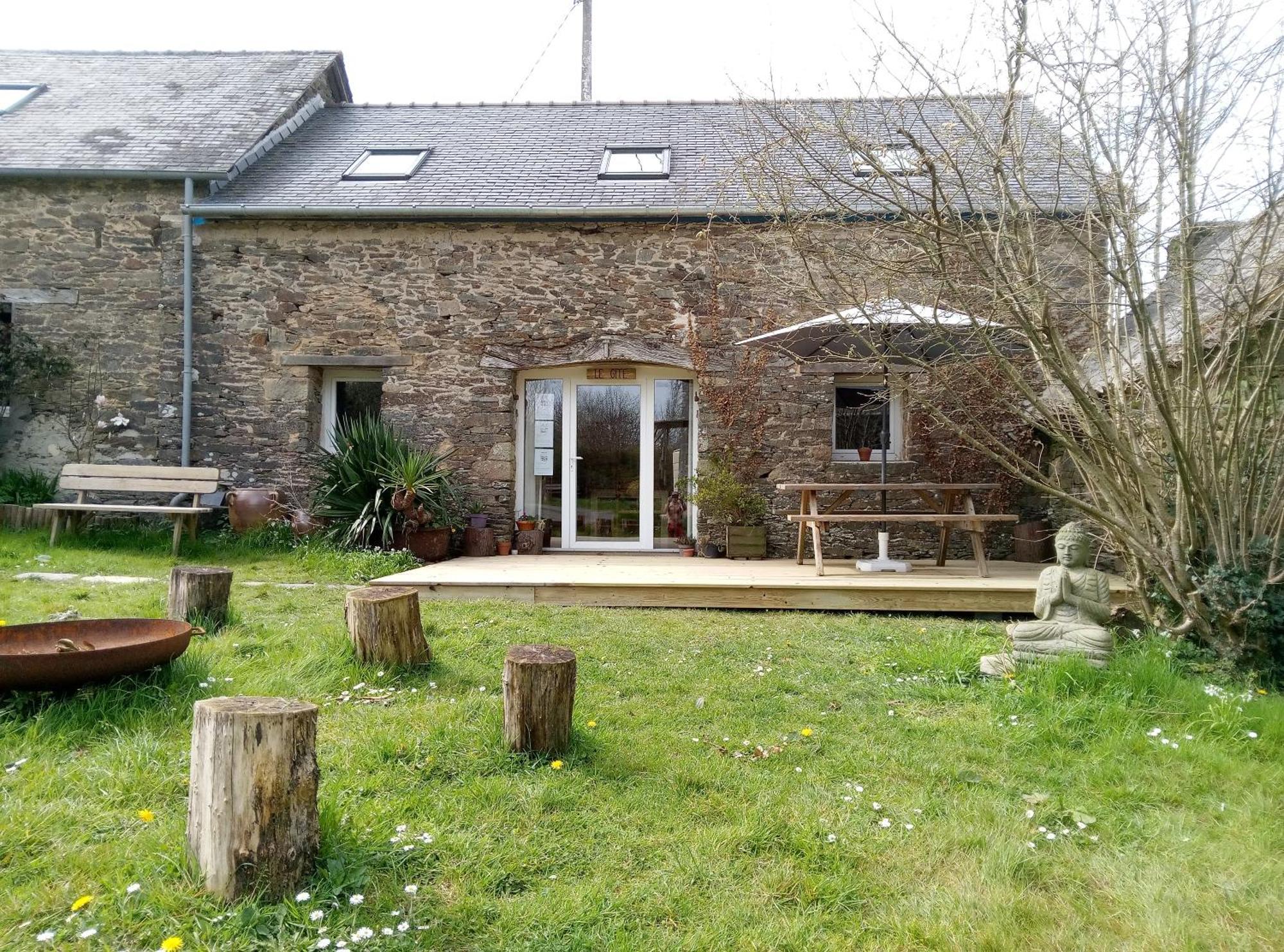 Le Jardin Enchanteur, Chaleureuse Maison D'Hotes Eco-Responsable, Calme Et Accueillante Lopérec Kültér fotó