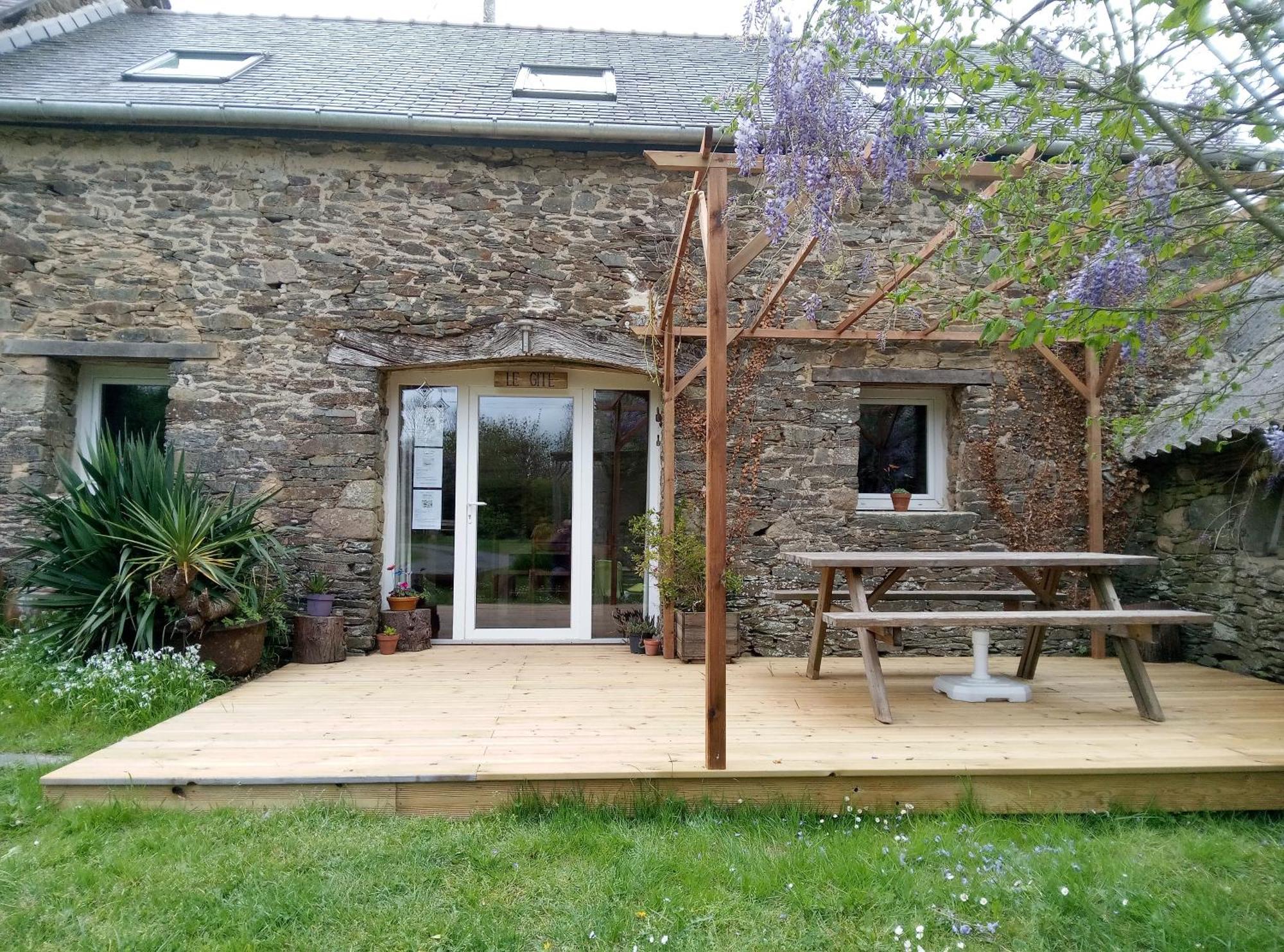Le Jardin Enchanteur, Chaleureuse Maison D'Hotes Eco-Responsable, Calme Et Accueillante Lopérec Kültér fotó